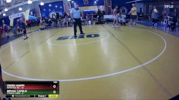 150 lbs Round 1 (8 Team) - Bryan Camilo, Cypress Creek vs OWEN NAPPI, Riverview WC