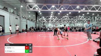 140 lbs Rr Rnd 3 - Easton Comp, Team Nauman Wrestling Club White vs Sebastian Ortega, Revival Knights