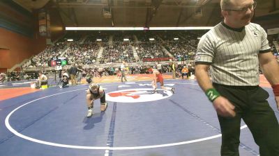 2A-120 lbs Quarterfinal - Austin Stiles, Kemmerer vs Danner Wiseman, Moorcroft
