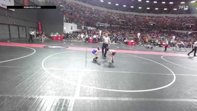 48 lbs Champ. Round 2 - Leighton Theobald, De Soto Wrestling vs Gunnar Deeren, Wisconsin
