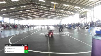 64 lbs Quarterfinal - Jocelynn Lozano, Colorado Bad Boys vs Riley Miller, Hurricane Wr Ac