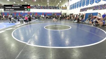 150 lbs Semifinal - Jayce Wolf, Caldwell vs Gabriel Archuleta, Pocatello