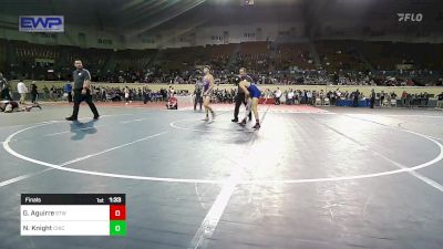 118 lbs Final - Gabriel Aguirre, Stillwater vs Noah Balboa Knight, Chickasha Wrestling