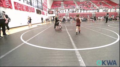 43-46 lbs Quarterfinal - Harlow Bevins, Rough Riders vs JJ Stolarzyk, Piedmont