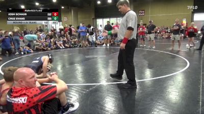 90 lbs Round 4 (6 Team) - JOSH SCHAUB, Fight Club vs Cruz Evans, RWA