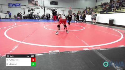 70-73 lbs Rr Rnd 1 - Kacy Purmal, Tiger Trained Wrestling vs Kaycen Lillich, Jay Wrestling Club