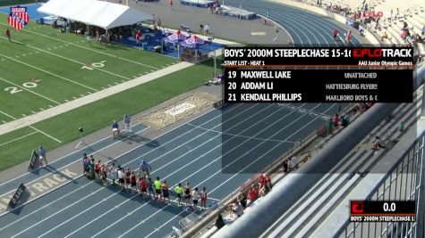 Boys' 2k Steeplechase, Finals - Age 15-16 & Final 1 - Age 17-18