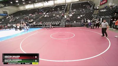 160 lbs Cons. Round 5 - Ashton Walker, Stansbury High School vs Easton Goodrich, Riverton High School