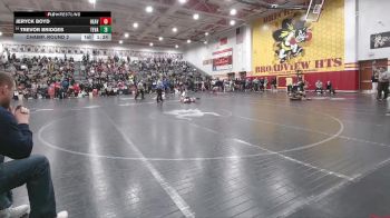 113 lbs Champ. Round 2 - Jeryck Boyd, Beaver vs Trevor Bridges, Teays Valley