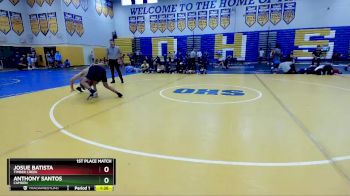 138 Blue 1st Place Match - Anthony Santos, Camden vs Josue Batista, Timber Creek