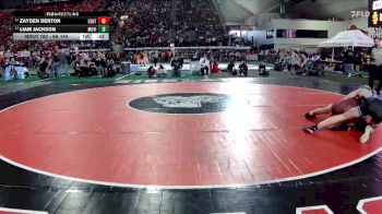 6A 144 lbs Cons. Round 1 - Zayden Denton, Centennial vs Liam Jackson, Mountain View