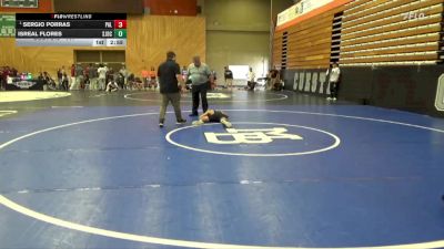 141 lbs Cons. Semi - Sergio Porras, Palomar College vs Isreal Flores, San Joaquin Delta College