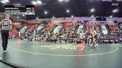 126 lbs Quarterfinals (8 Team) - James Bellville, Davison HS vs Logan Welmerink, Rockford HS