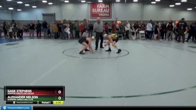 110 lbs Cons. Round 5 - Gage Stephens, Norton Wrestling Group vs Alexander Nelson, Rangers Wrestling Club