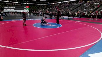 150-4A Quarterfinal - Kadin Mulford, Palisade vs Michael Saba, Air Academy