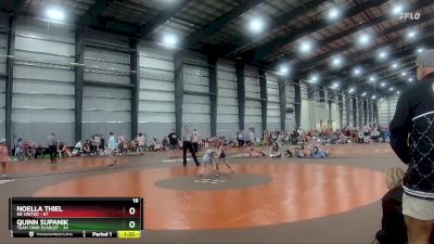 50 lbs Semis & 1st Wrestleback (8 Team) - Quinn Supanik, Team Ohio Scarlet vs Noella Thiel, NE United