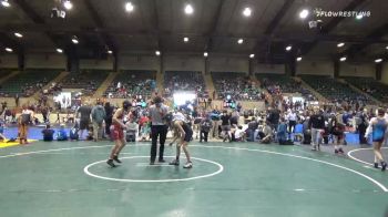 95 lbs Prelims - David Parrish, Unattached vs Carson Farist, Gilmer Bobcat Wrestling