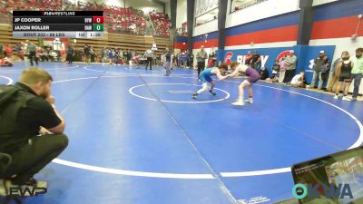 88 lbs Semifinal - JP Cooper, Bristow Elementary Wrestling Club vs Jaxon Roller, Raw Wrestling Club