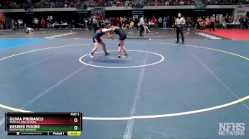 132G 3rd Place Match - OLIVIA PROBASCO, Wasilla High School vs Desiree Moore, North Pole Patriots