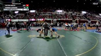 G - 110 lbs Cons. Round 5 - Hannah Leonard, Billings Skyview Girls vs Payton Welch, Shepherd Girls