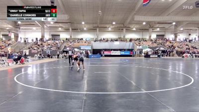 Girls 120 lbs Cons. Semi - Danielle Connors, Anderson Co. High School vs Emily Tapia, Watertown High School