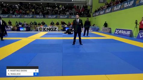 PLÍNIO MARTINS BARAI vs NICHOLAS MAGLICIC 2020 European Jiu-Jitsu IBJJF Championship