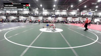 138 lbs Round Of 16 - Jack Sauer, Franklin vs Nicolas Bribitzer, Kellenberg Memorial