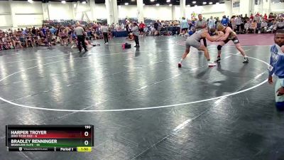 190 lbs Round 1 (6 Team) - Bradley Renninger, Brawlers Elite vs Harper Troyer, Ohio Titan Red