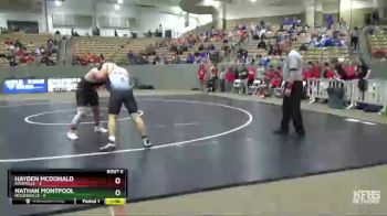 220 lbs Semis & 1st Wb (8 Team) - Nathan Montpool, Nolensville vs Hayden McDonald, Maryville