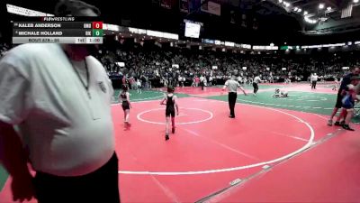 55 lbs Cons. Round 2 - Kaleb Anderson, BMDA vs Michale Holland, RIKA