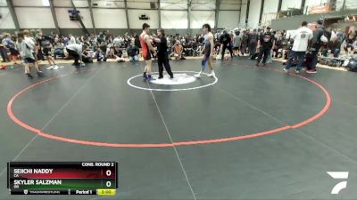 160 lbs Cons. Round 2 - Seiichi Naddy, CA vs Skyler Salzman, OR