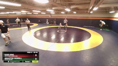 38-40 lbs Round 3 - Brigston Morrill, South Sevier vs Kase King, Box Elder Wrestling