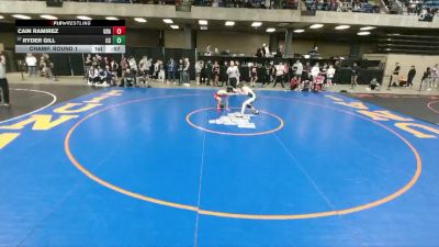 101 lbs Champ. Round 1 - Ryder Gill, Coal City vs Cain Ramirez, Grant