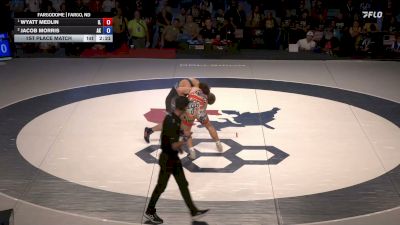157 lbs 1st Place Match - Wyatt Medlin, Illinois vs Jacob Morris, Alaska