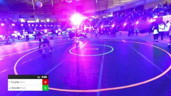 116 lbs Consolation - Izaiah Trujillo, NM Wolf Pack vs Jariah Snyder, Duran Elite