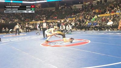 132 Class 1 lbs Cons. Semi - Roper Niemeier, Marceline vs Owen Carver, Blair Oaks