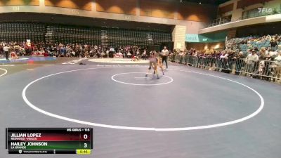 120 lbs Cons. Round 4 - Reese Isabell, Grants Pass vs Sophie Jimenez, Desert Vista