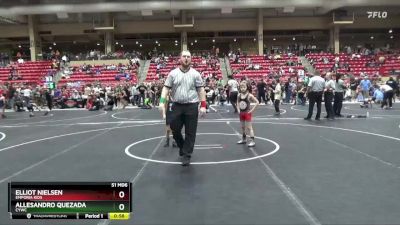 61 lbs Cons. Round 2 - Allesandro Quezada, CYWC vs Elliot Nielsen, Emporia Kids