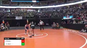 145 lbs Cons. Round 1 - Kalub West, Moffat County vs Joseff Rivera, Colorado Springs Christian