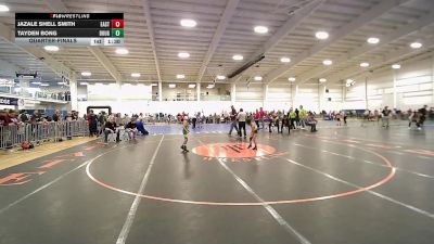 52 lbs Quarterfinal - Jazale Shell Smith, East Hartford vs Tayden Bong, Doughboys WC