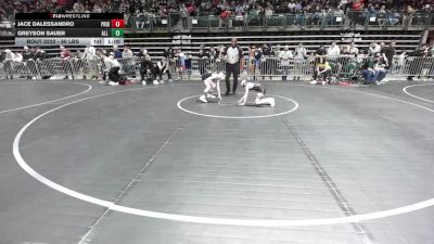 60 lbs Consi Of 4 - Jace Dalessandro, Pride WC vs Greyson Sauer, All I See Is Gold Academy
