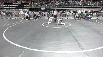 60 lbs Consi Of 4 - Jace Dalessandro, Pride WC vs Greyson Sauer, All I See Is Gold Academy