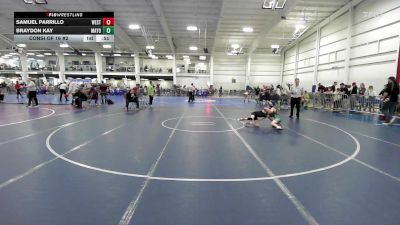 81 lbs Consi Of 16 #2 - Samuel Parrillo, Westerly vs Braydon Kay, Mayo Quanchi WC