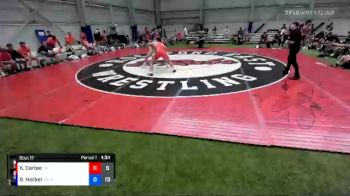 195 lbs Semis & 3rd Wb (16 Team) - Kayden Cartee, California vs Brock Hacker, Georgia Blue