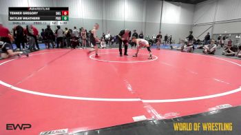 80 lbs Rr Rnd 2 - Tenner Gregory, Shelton Wrestling Academy 12U vs Skyler Weathers, Predators 12U