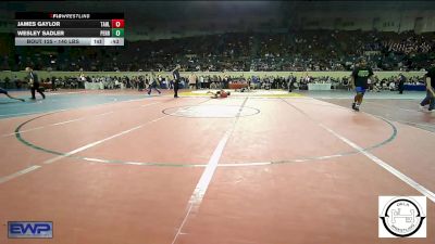 140 lbs Consi Of 16 #1 - James Gaylor, Tahlequah Wrestling Club vs Wesley Sadler, Perry