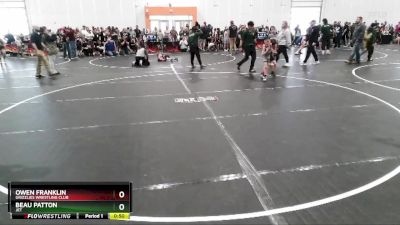 55 lbs Cons. Round 2 - Owen Franklin, Grizzlies Wrestling Club vs Beau Patton, JET