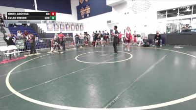 128 lbs Round 3 - Kyler Stever, San Clemente Youth Wrestling vs Jonah Aboytes, OCRTC