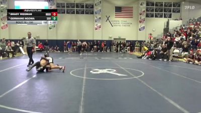 150 lbs Quarterfinal - Brady Rissman, Western Dubuque vs Germaine Ngoma, Xavier, Cedar Rapids