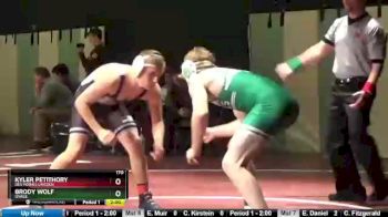 170 lbs Cons. Round 2 - Kyler Petithory, Des Moines Lincoln vs Brody Wolf, Osage